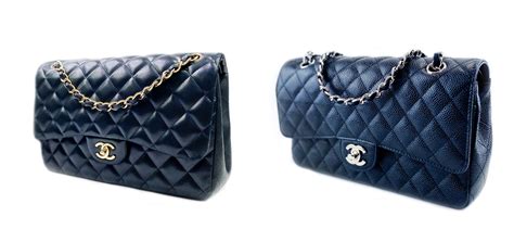 caviar leather chanel bag|Lambskin vs Caviar: Chanel Leather Guide .